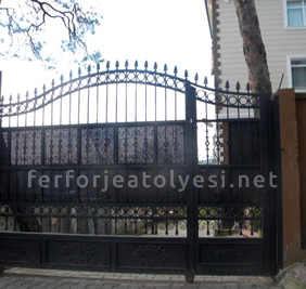 Ferforje Bahçe Kapısı Örnekleri 32