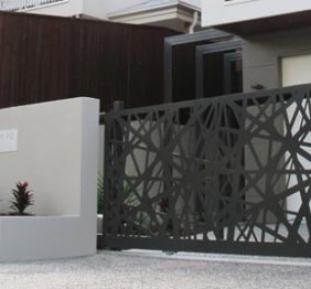 Lazer Kesim Ferforje Kayar Kapı 07