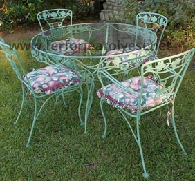 Ferforje Masa Sandalye 03