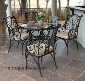 Metal Masa Sandalye 09