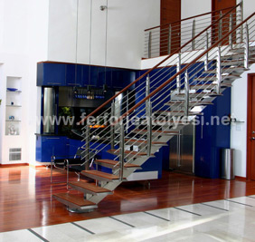 İç Mekan Metal Merdiven 05