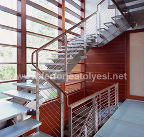 Metal Merdiven Modelleri 04